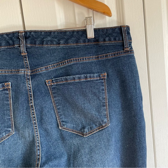 Nine West Cigarette High Rise Skinny Jeans Women’s 20W Blue Medium Wash Stretch - Picture 8 of 13